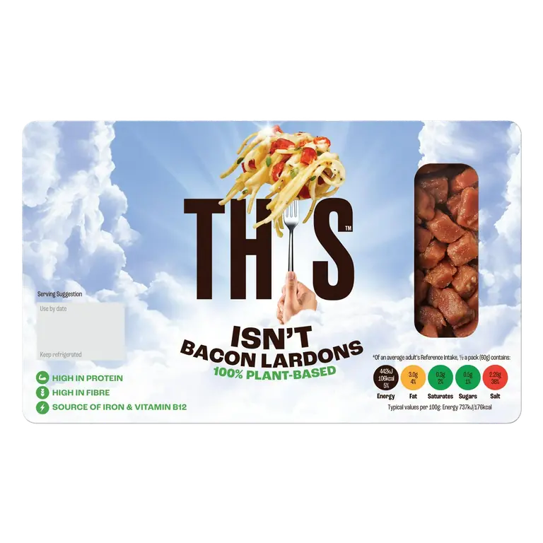 Isn't Bacon Plant Based Lardons 120g