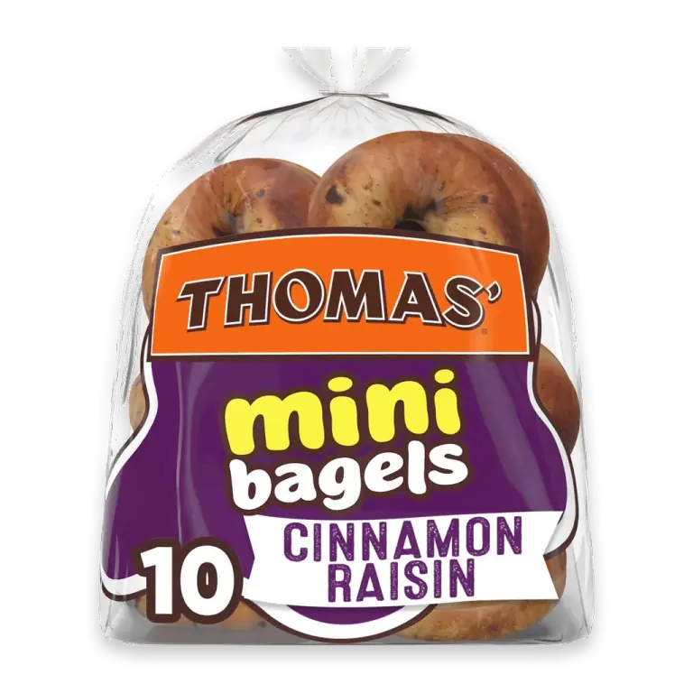 Cinnamon Raisin Mini Mini Bagels