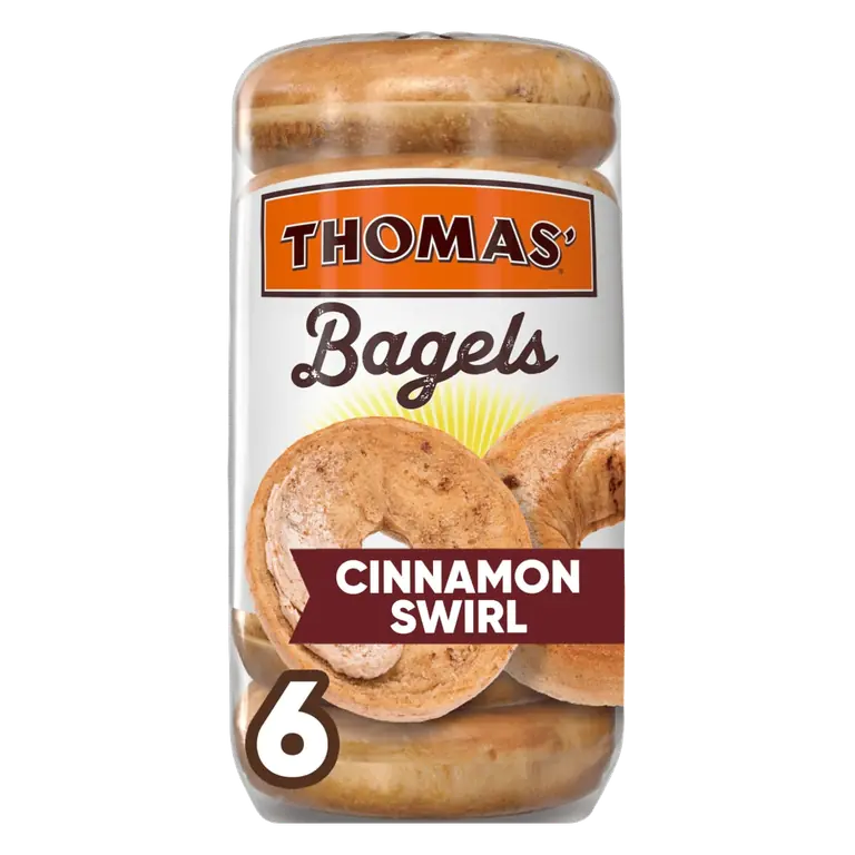 Cinnamon Swirl Pre-Sliced Bagels