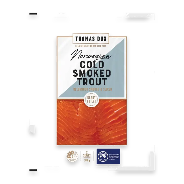 Norwegian Cold Smoked Trout Slices