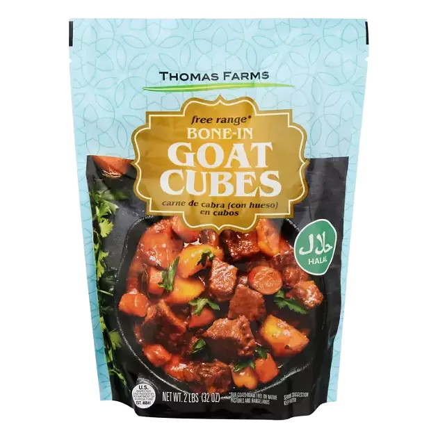 Goat Cubes, Bone-In