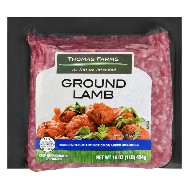Thomas Farms Ground Lamb 16 oz