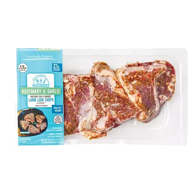 Garlic & Rosemary Seasoned Lamb Loin Chop