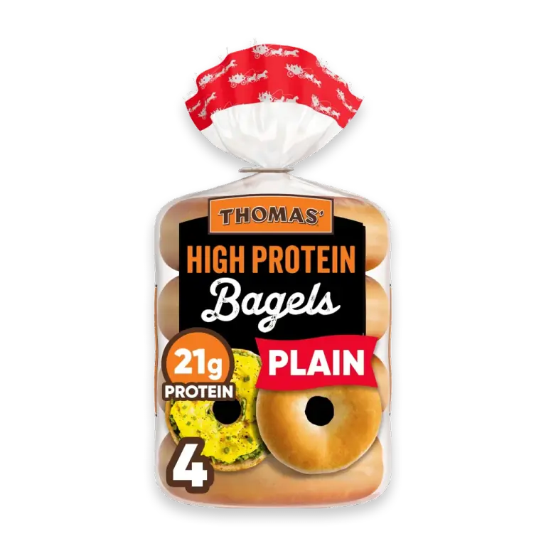 High Protein Plain Bagels