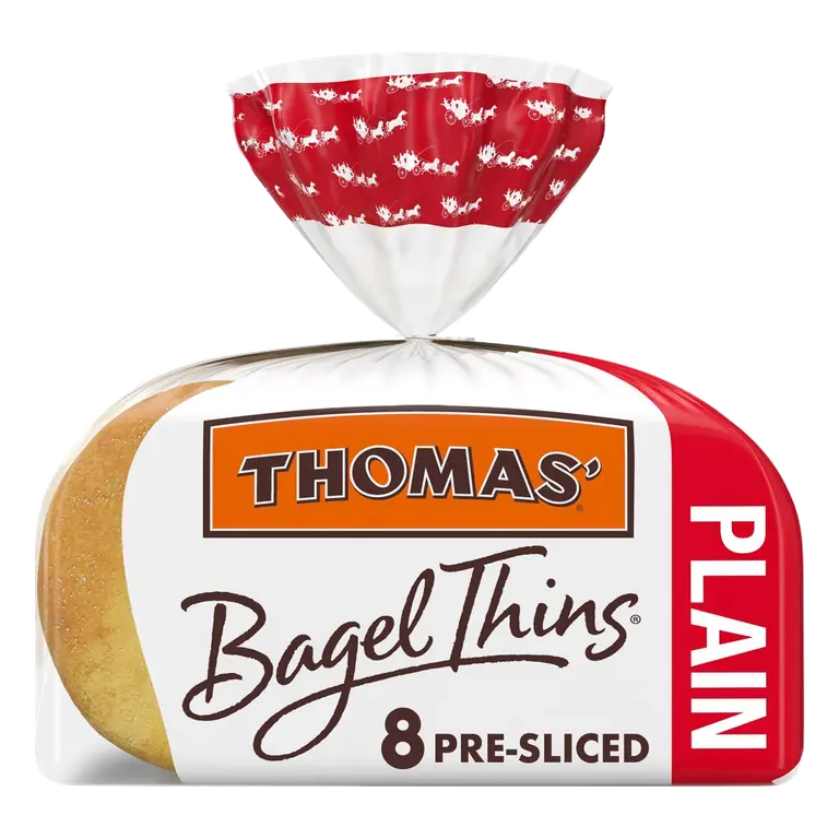 Plain Pre-Sliced Bagels