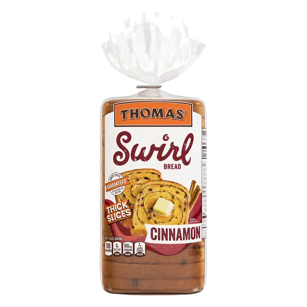Swirl Cinnamon Bread Sliced