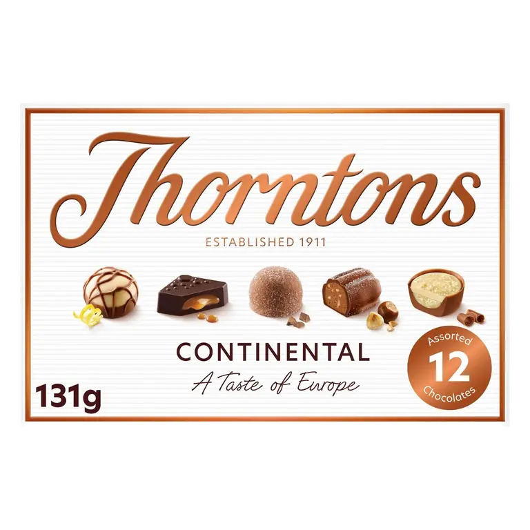 Continental Milk, Dark, White Chocolate Gift Box