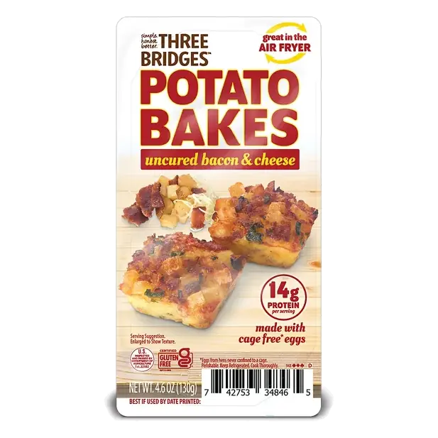 Uncured Bacon & Cheese Potato Bakes