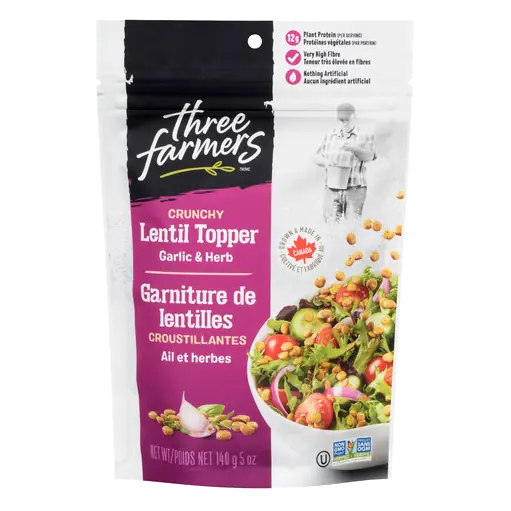 Crunchy Lentil Topper Garlic & Herb 140 g