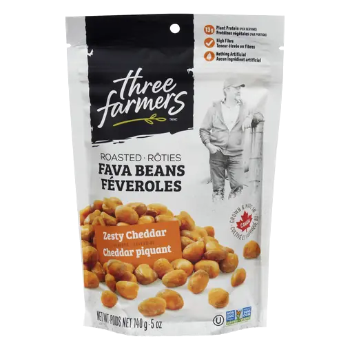 Fava Bean Snack Zesty Cheddar 140 g