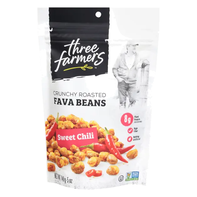Sweet Chili Flavored Crunchy Roasted Fava Beans