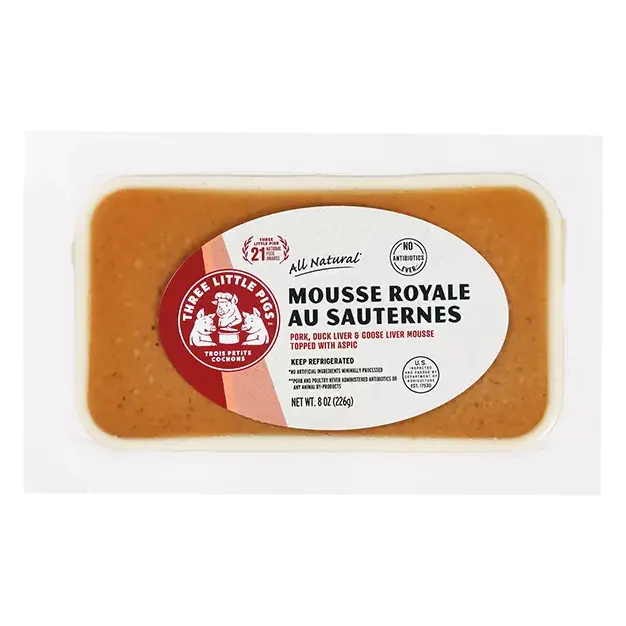 Mousse Royale au Sauternes Mousse Pate (Goose Liver w/Sauternes)