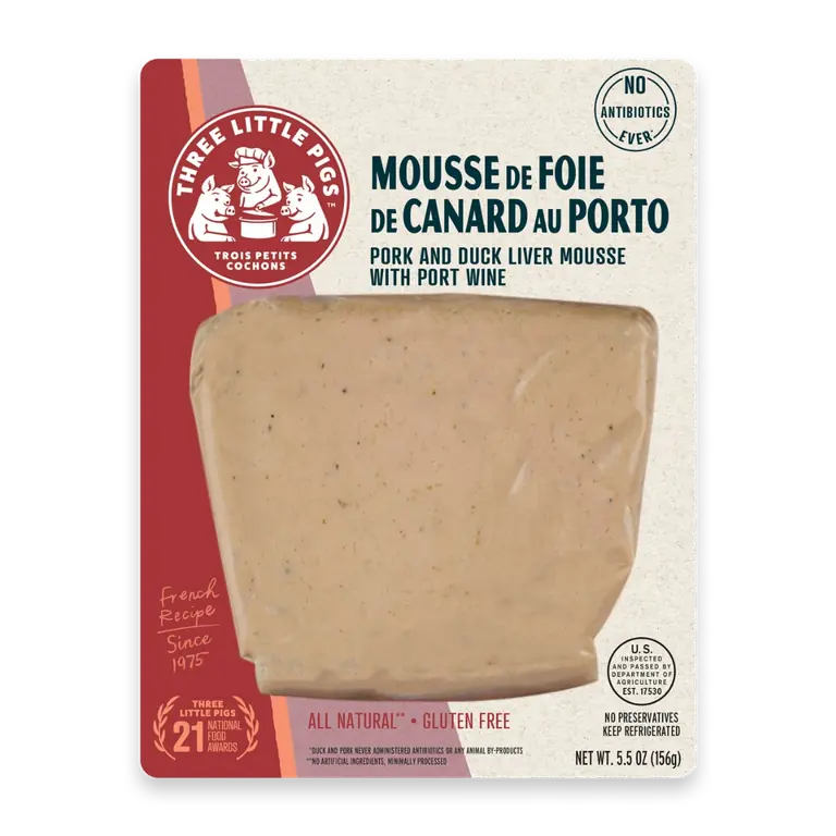 Pork & Duck Liver Mousse with Port Wine Pate
