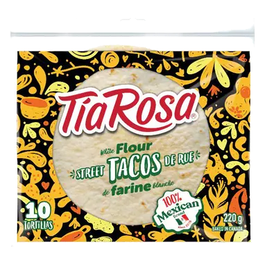 Street Tacos White 5.5in Tortillas 10 x 22 g