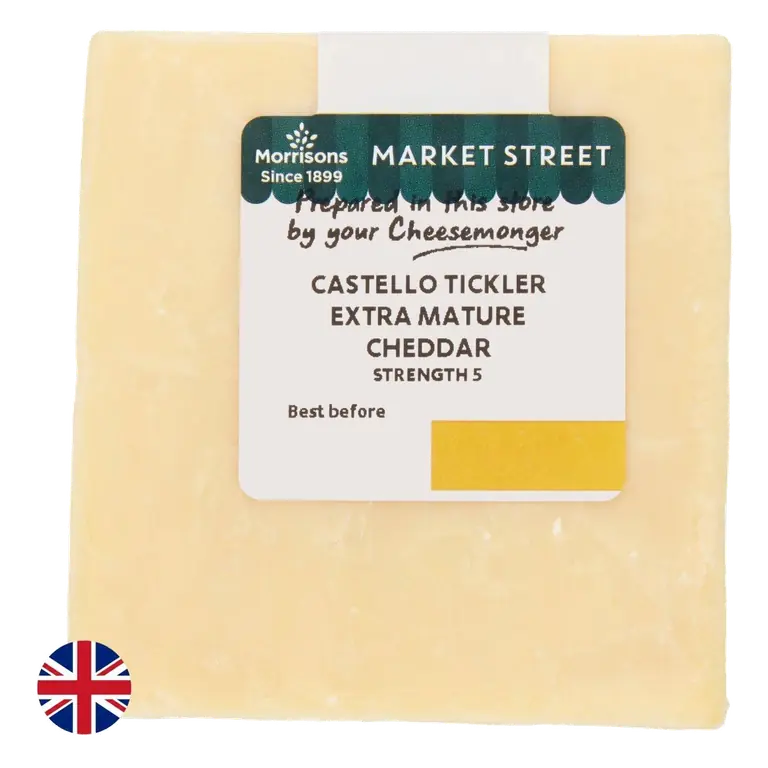 Morrisons British Castello Tickler Extra Mature Cheddar