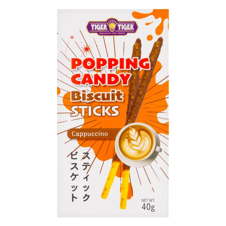 Tiger Biscuit Sticks Cappuccino