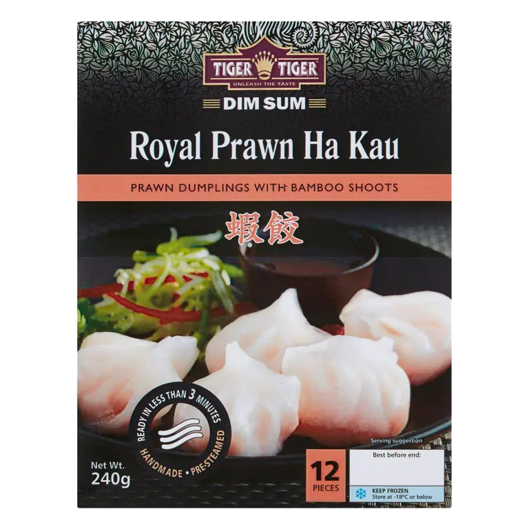 Tiger Dim Sum Royal Prawn Ha Kau 240g