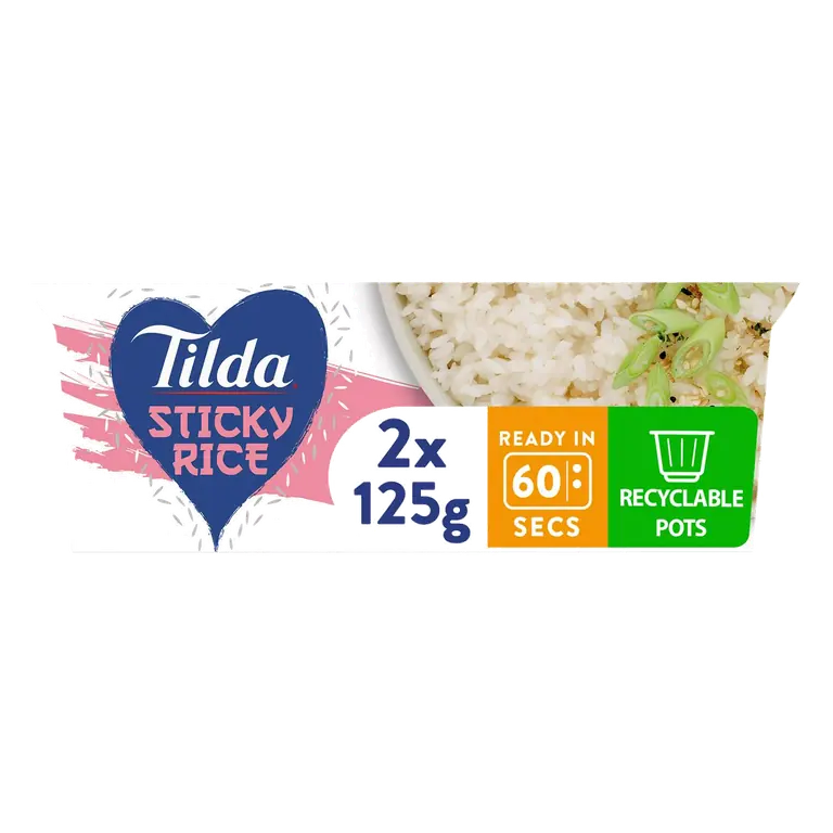 Tilda 2 x 125g Sticky Rice