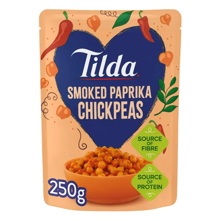 Tilda 250g Smoked Paprika Chickpeas