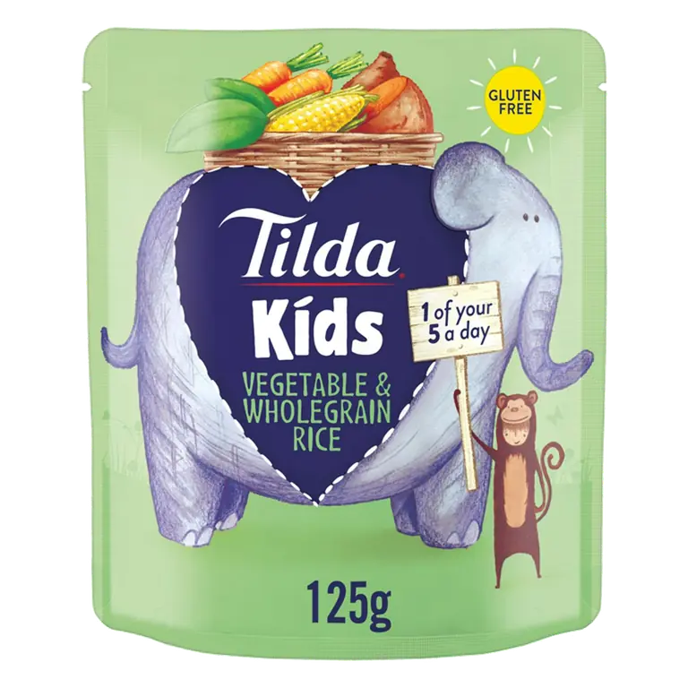 Kids Vegetable & Wholegrain Rice 125g