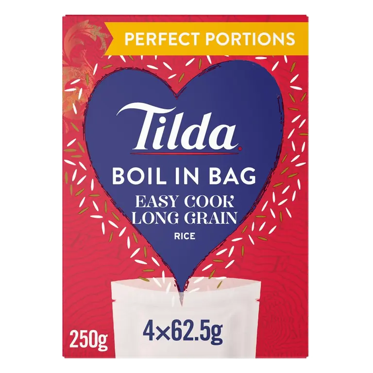 Long Grain Rice Boil In Bag 4 x 62.5g