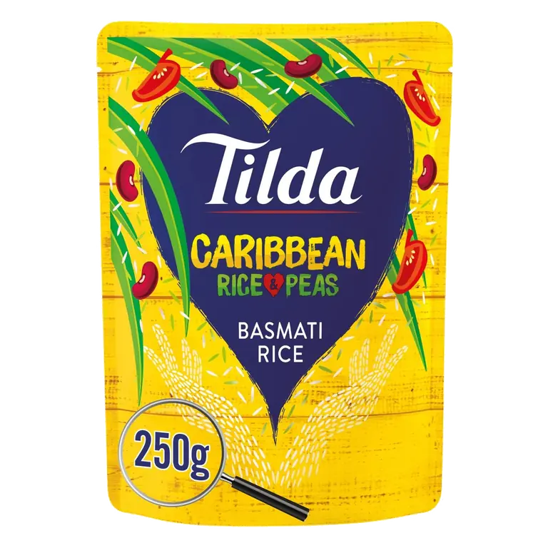 Microwave Caribbean Rice and Peas Basmati