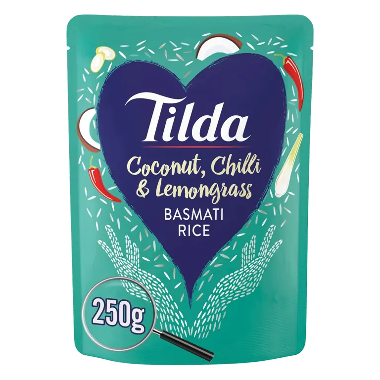 Microwave Coconut Chilli & Lemon Grass Basmati Rice