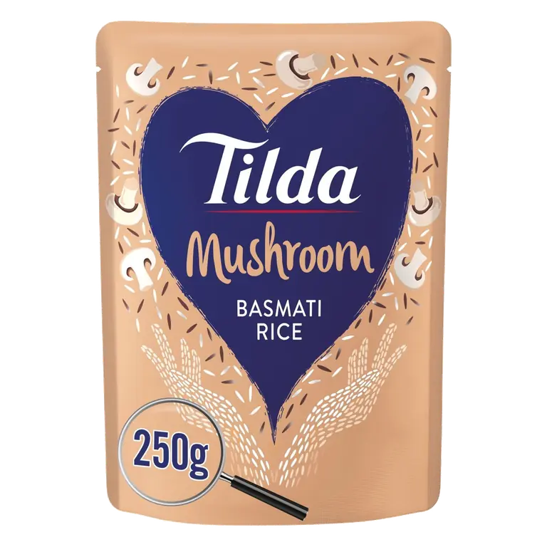 Microwave Mushroom Basmati Rice