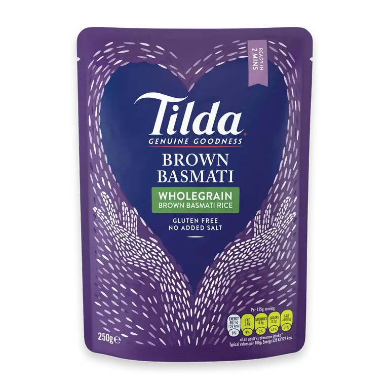 Microwave Steamed Brown Basmati Rice