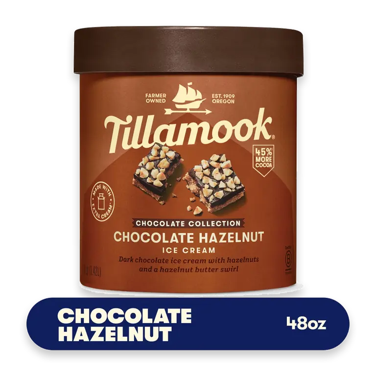 Chocolate Collection Dark Chocolate Hazelnut Ice Cream Tub