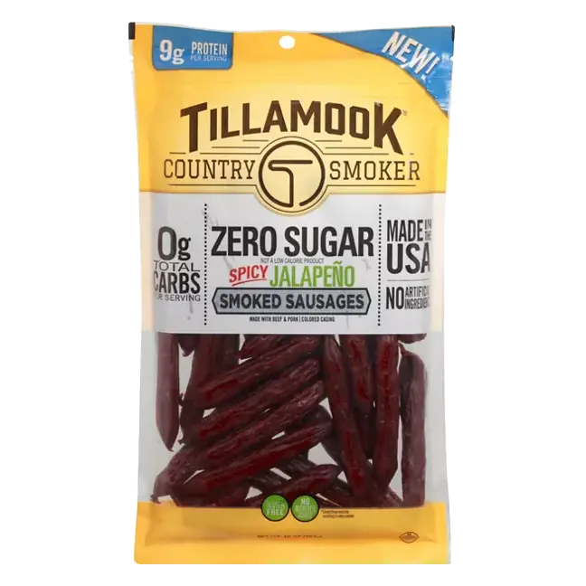 Country Smoker Smoked Sausages, Zero Sugar, Spicy Jalapeno
