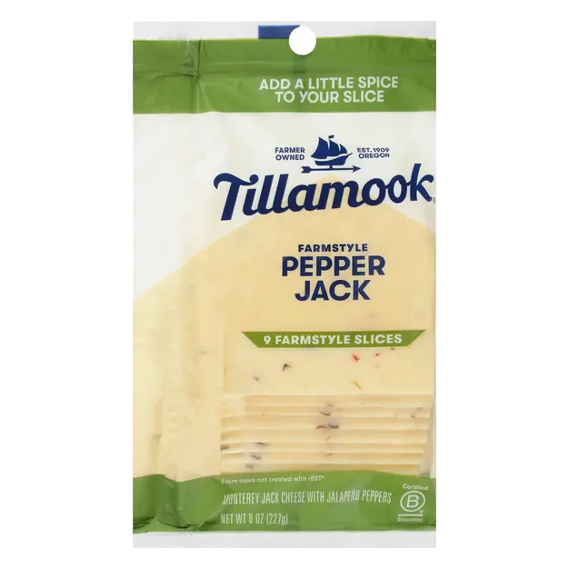 Farmstyle Pepper Jack Cheese Slices - 9 ct