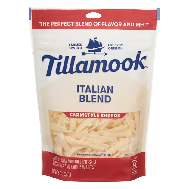 Farmstyle Shredded Italian Blend Cheese (Mozzarella & Parmesan)