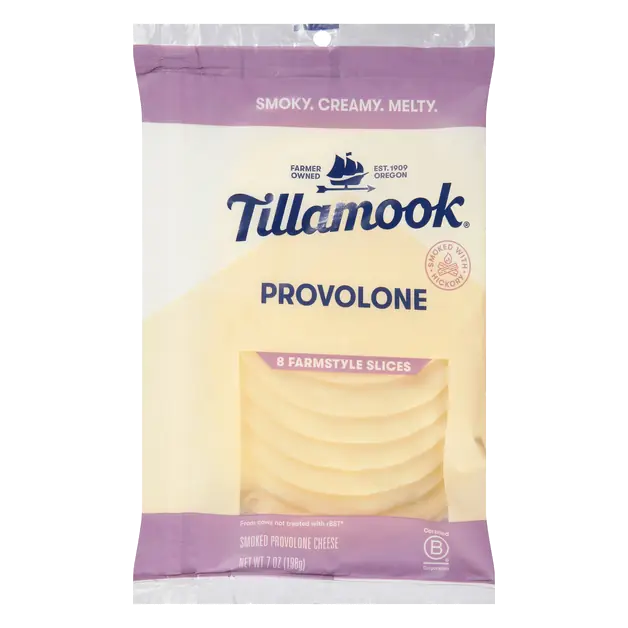 Farmstyle Smoked Provolone Cheese Slices - 7 ct