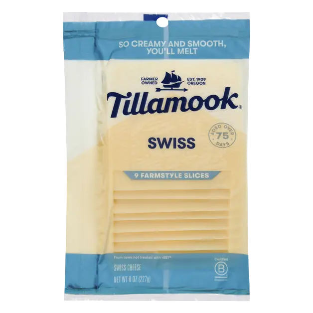 Farmstyle Swiss Cheese Slices - 9 ct