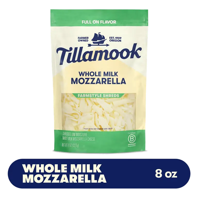 Farmstyle Whole Milk Mozzarella Shredded Cheese