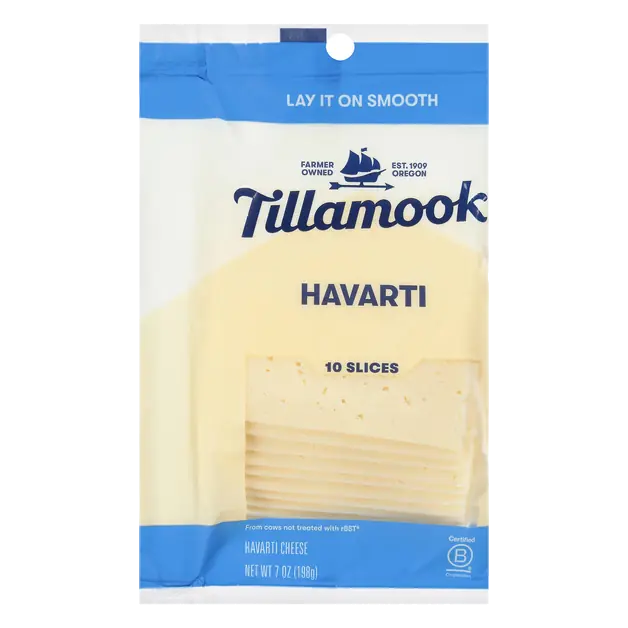 Havarti Cheese Slices - 10 ct