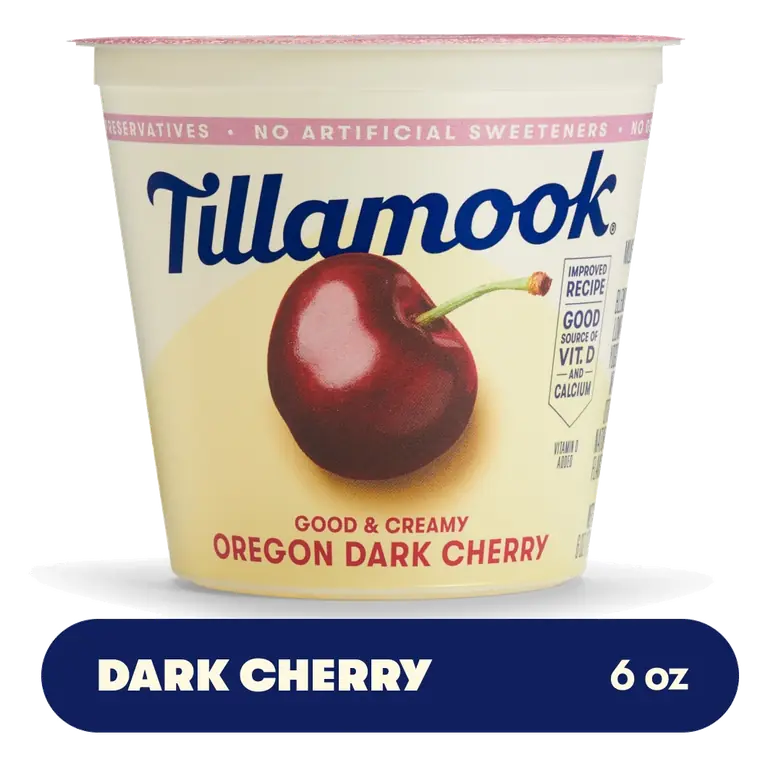 Oregon Dark Cherry Blended Good & Creamy Lowfat Yogurt