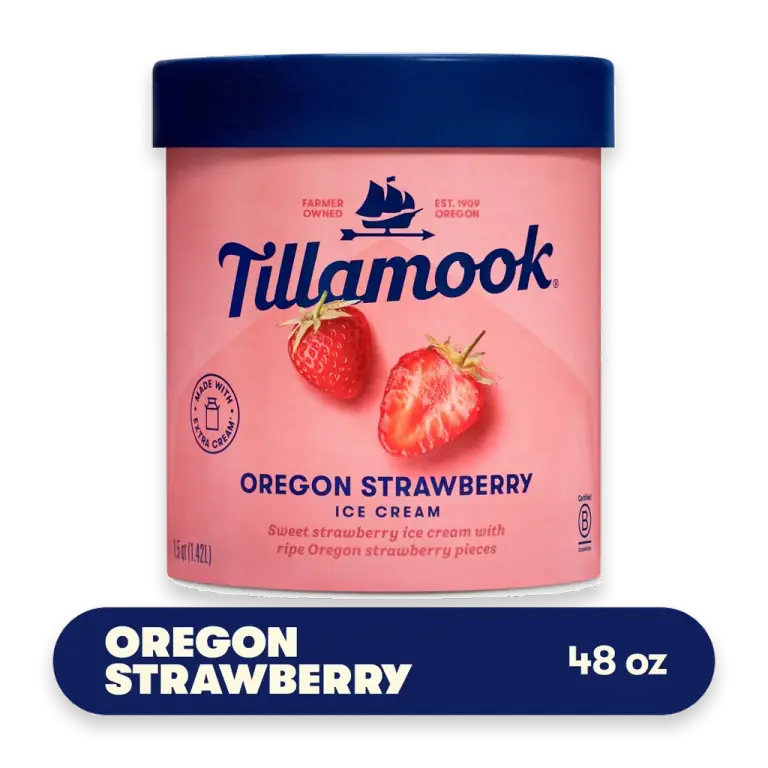 Oregon Strawberry Ice Cream Tub