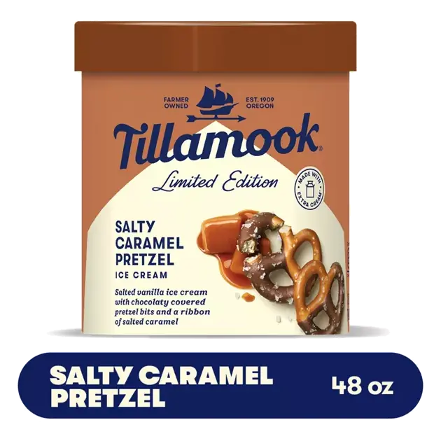 Salty Caramel Pretzel Ice Cream