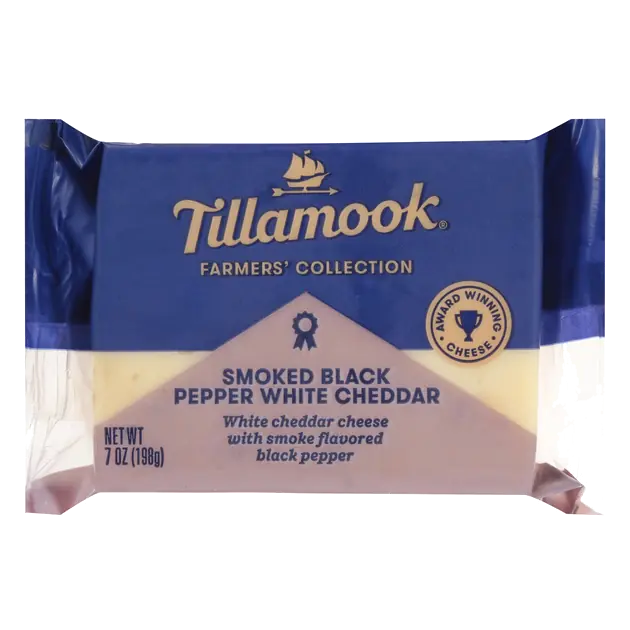 Tillamook Smoked Black Pepper White Cheddar Cheese