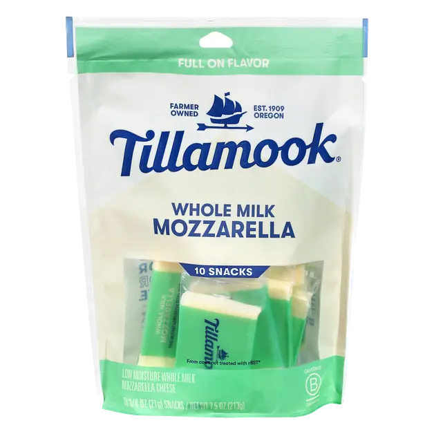 Whole Milk Mozzarella Cheese Snacks - 10 ct