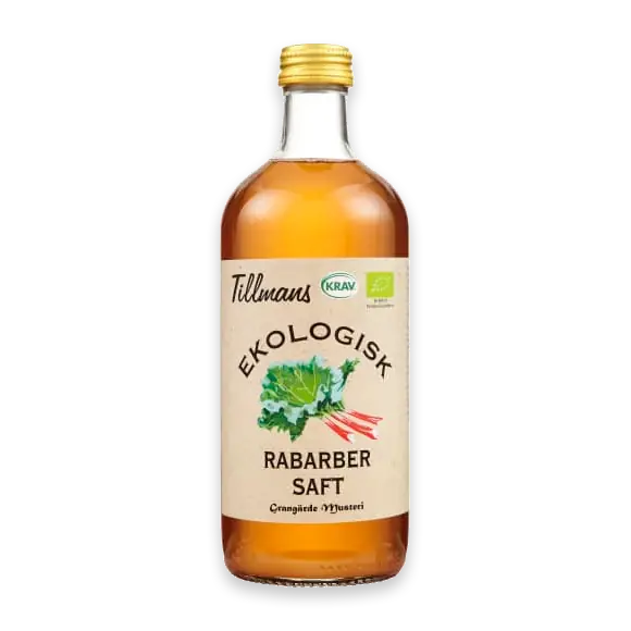 Rabarber Ekologisk Saft Glas