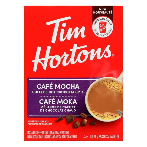 Instant Coffee Mix Cafe Mocha Packet 8 EA