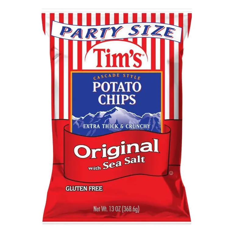 Tim's Original with Sea Salt Cascade Style Potato Chips, 13oz