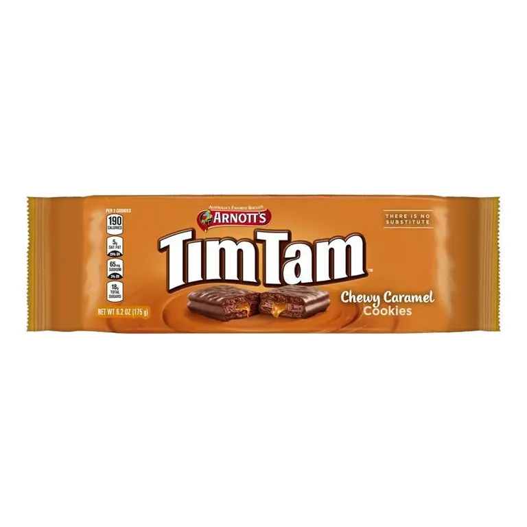 Arnott’s Tim Tam Milk Chocolatey Cookie Chewy Caramel, 6.2oz