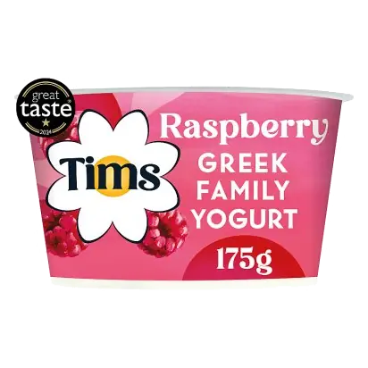Dairy Raspberry Single Greek Style Yogurt