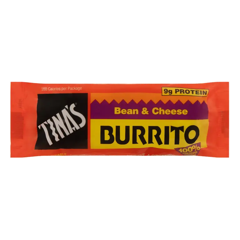 Microwaveable Bean & Cheese Burrito