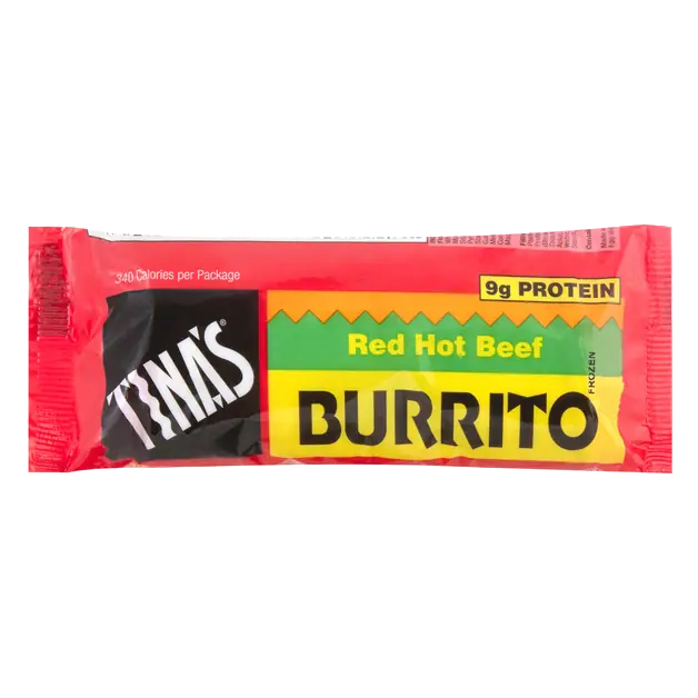 Red Hot Beef Burrito Frozen