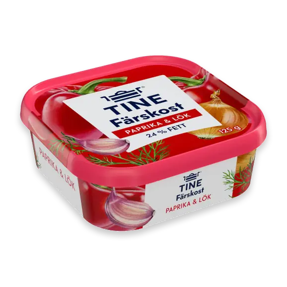 Paprika Lök Färskost 24%